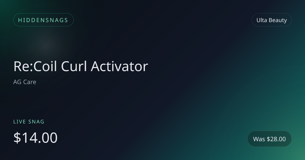 Re:Coil Curl Activator