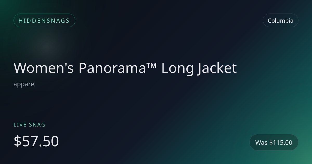 Women's Panorama™ Long Jacket