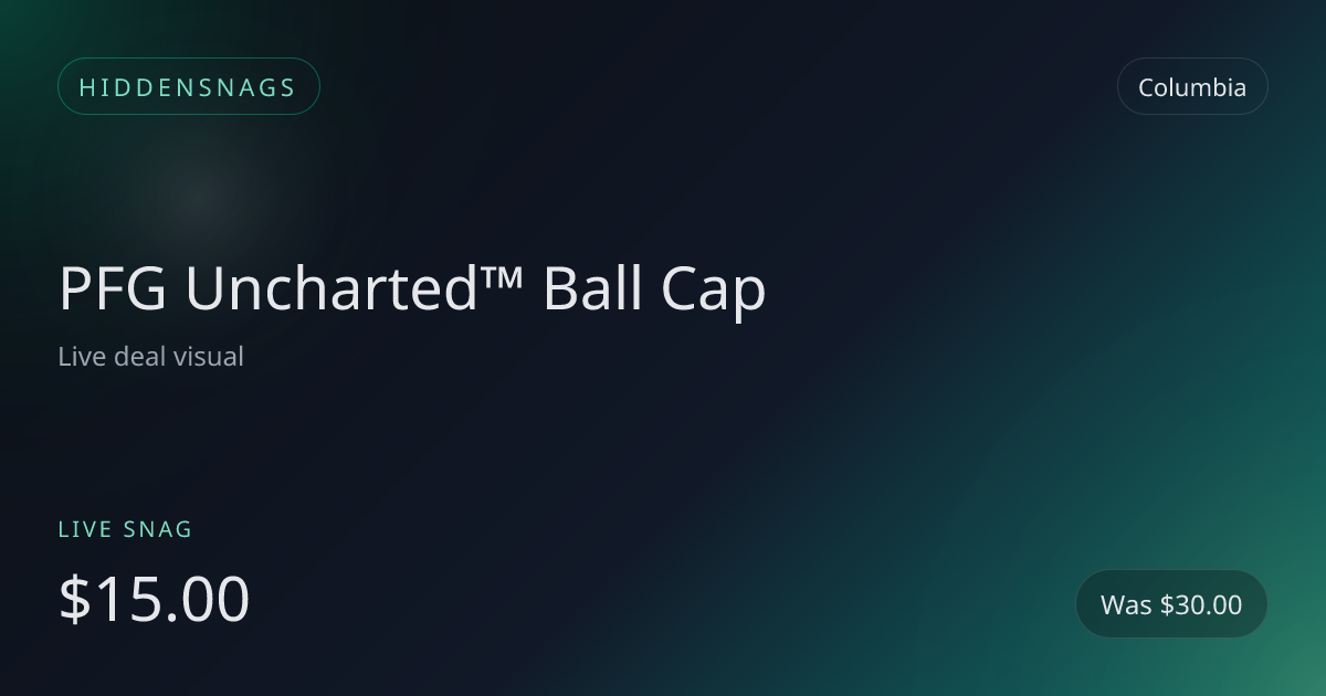 PFG Uncharted™ Ball Cap