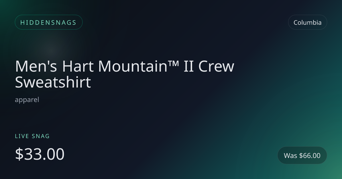 Men's Hart Mountain™ II Crew Sweatshirt