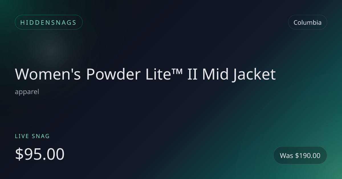 Women's Powder Lite™ II Mid Jacket