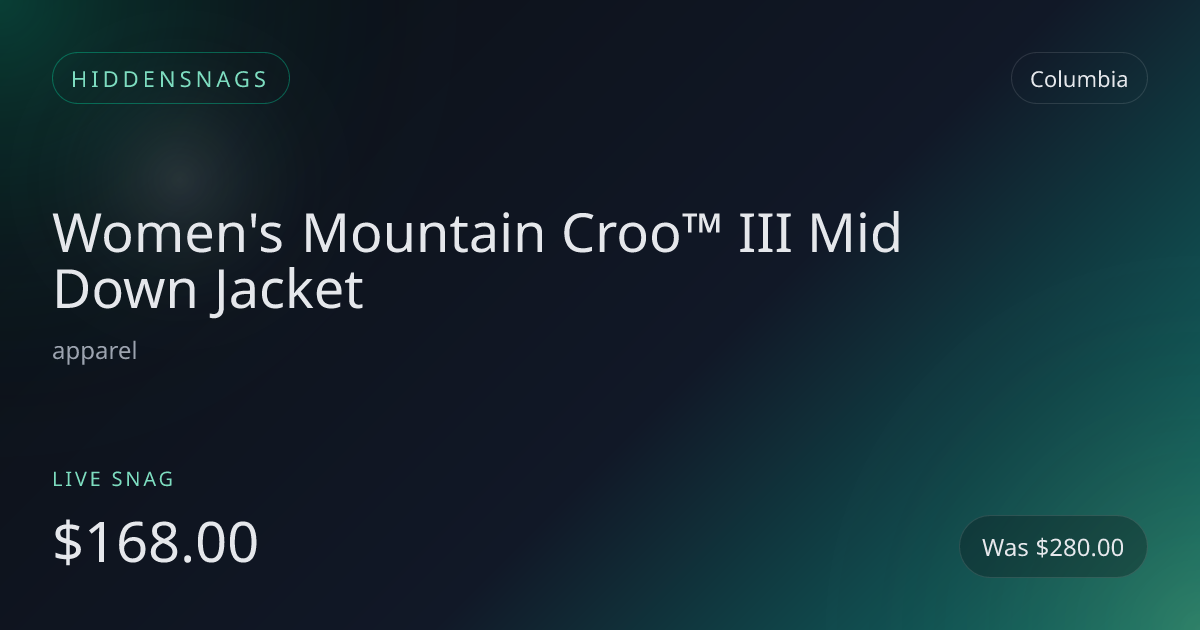 Women's Mountain Croo™ III Mid Down Jacket