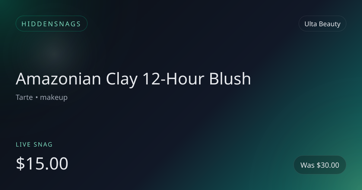 Amazonian Clay 12-Hour Blush