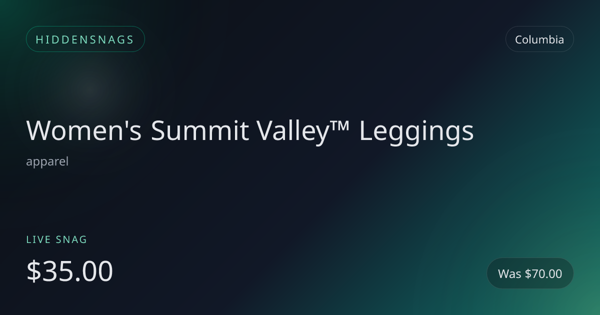 Women's Summit Valley™ Leggings